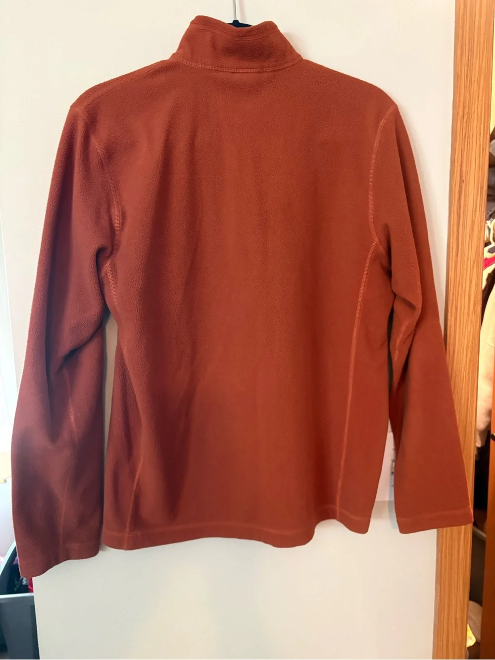 The North Face Men's Rust Zip-Neck Fleece Pullover